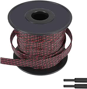 Braided Sleeve Cable Management MOCNT PET Expandable Braided Sleeving Wire Braided Sleeve Cable Chubby Cable Screen Protector