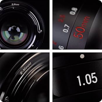 Amazon.co.jp: 7artisans 50mm f1.05 の大きい口径のフル