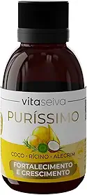 Oleo Para Cabelo Nutridos e Hidratados Umectação 3 em 1 Oleo de Ricino Oleo de Alecrim Oleo de Coco 60 ml