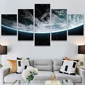 SIGNWIN 5 Panel Canvas Wall Art Modern Art...