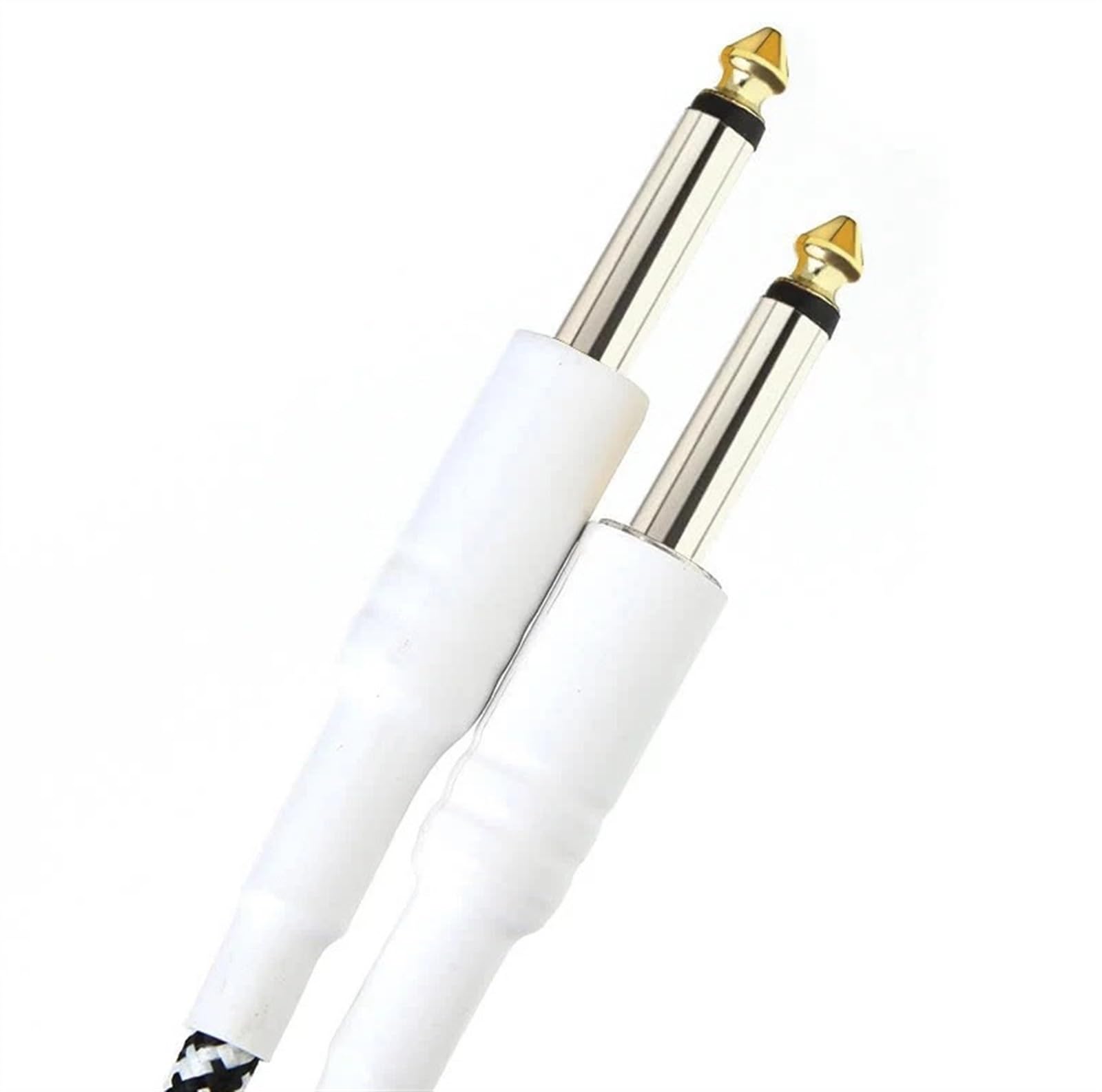 Cavo per chitarra maschio a maschio 6.35 Cavo per chitarra elettrica per basso folk con riduzione del rumore audio Chitarra Audioper ConnettoriCavo Audio Er Chitarr (Color : Yellow)