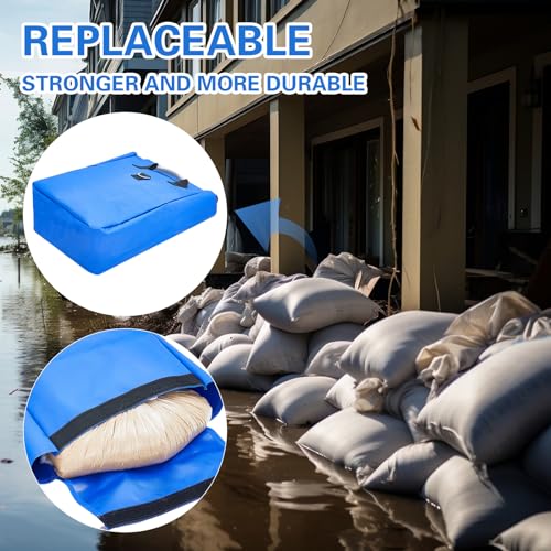 image for Simgoing 8 Pcs Vinyl Sand Bags for Bounce House, Bounce House Accessor