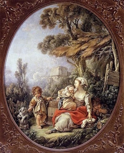 Lienzo François Boucher 60x90cm para cubrir paredes vacías con arte clásico elegante