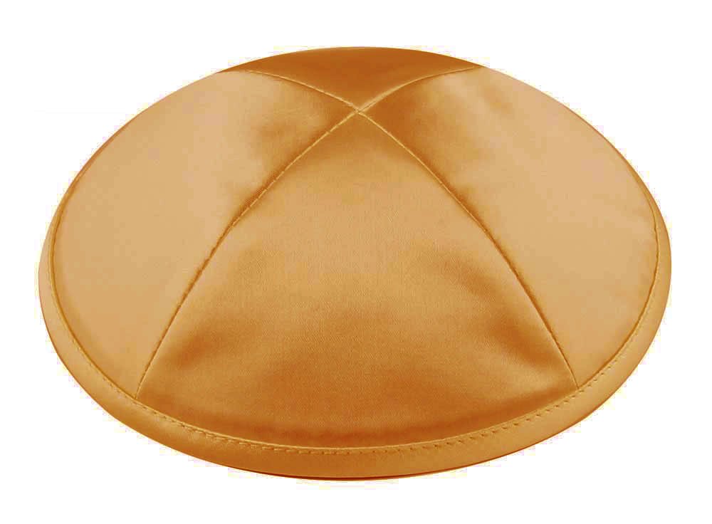 Zion Judaica Deluxe Satin Kippah Yarmulkes for Kids Teens &amp; Adults Skullcaps 6.25" Multi-Color Options 4 Panel Design