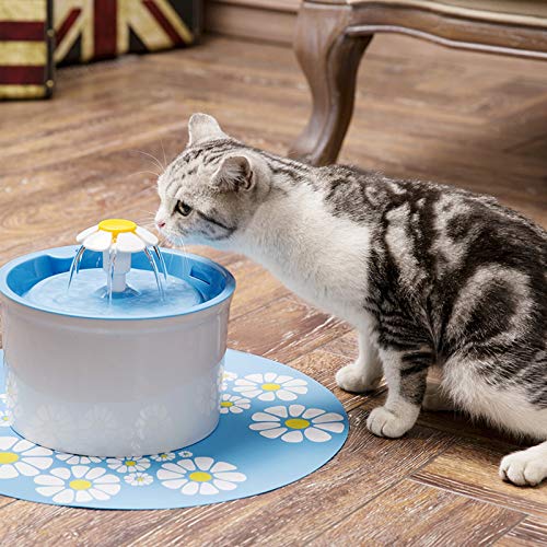 Fuente de Agua Automática para Gatos 1.6L Silicona y Resina miniatura 2