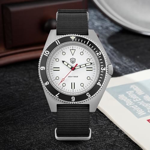 Image of watchdives VH31 Quartz Watch, WD1972 V2 Military Diver Watches Sapphire Crystal Luxury Wristwatch 200m Waterproof Watch for Men