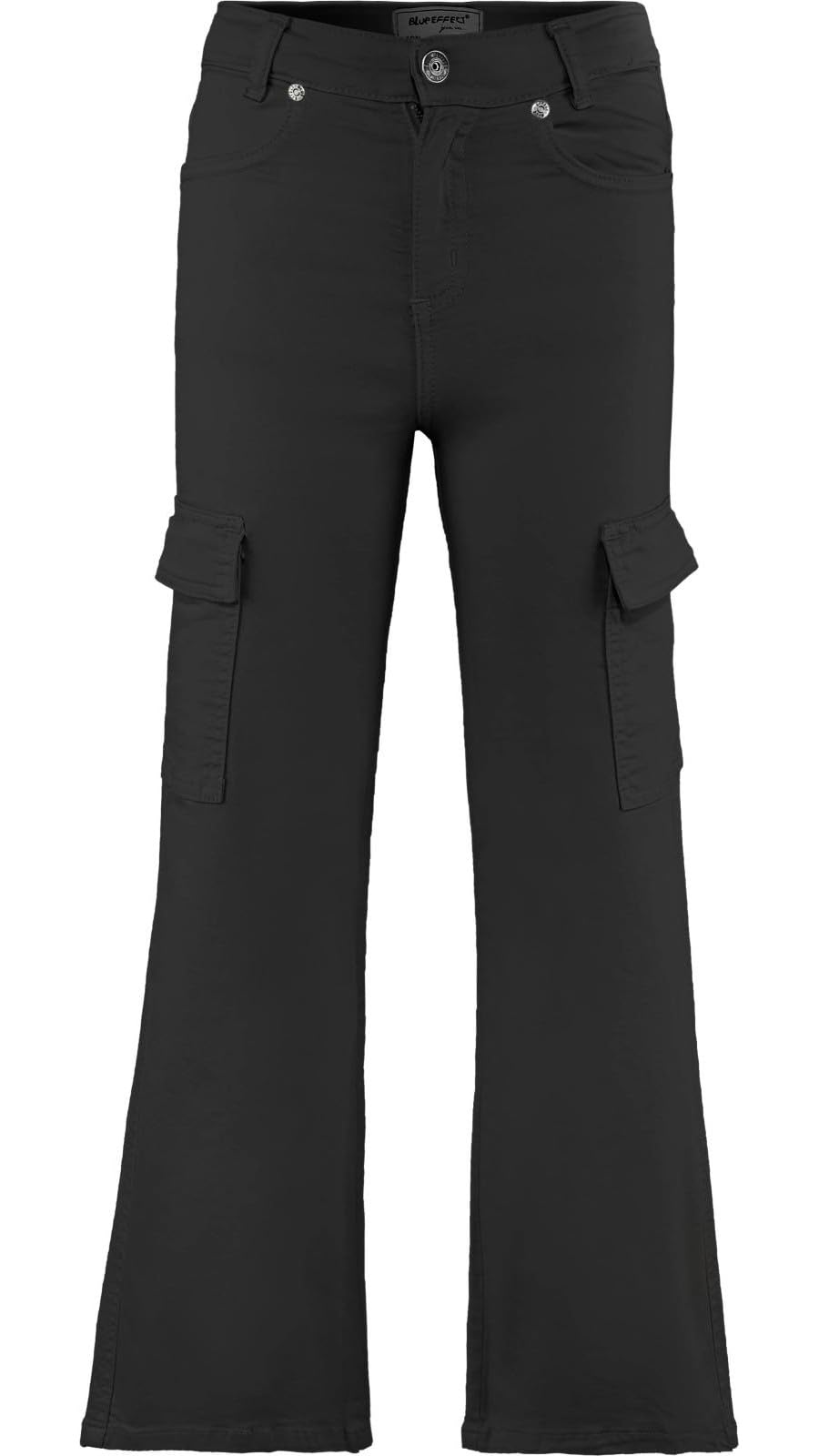 Blue Effect Mädchen Wide Leg Cargo Pant Slim fit, Größe:146, Farbe:schwarz
