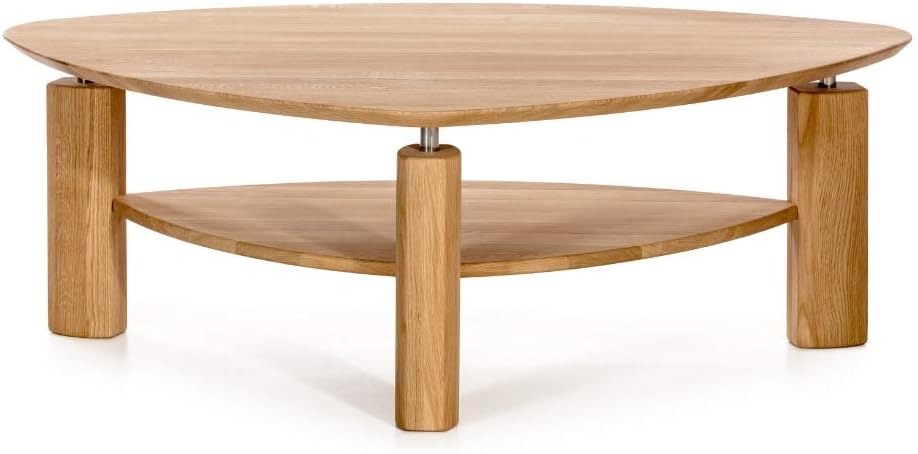 Amazon Brand Elias Coffee Table, 125 x 85 x 44 cm, Bianco Oiled Wild Oak