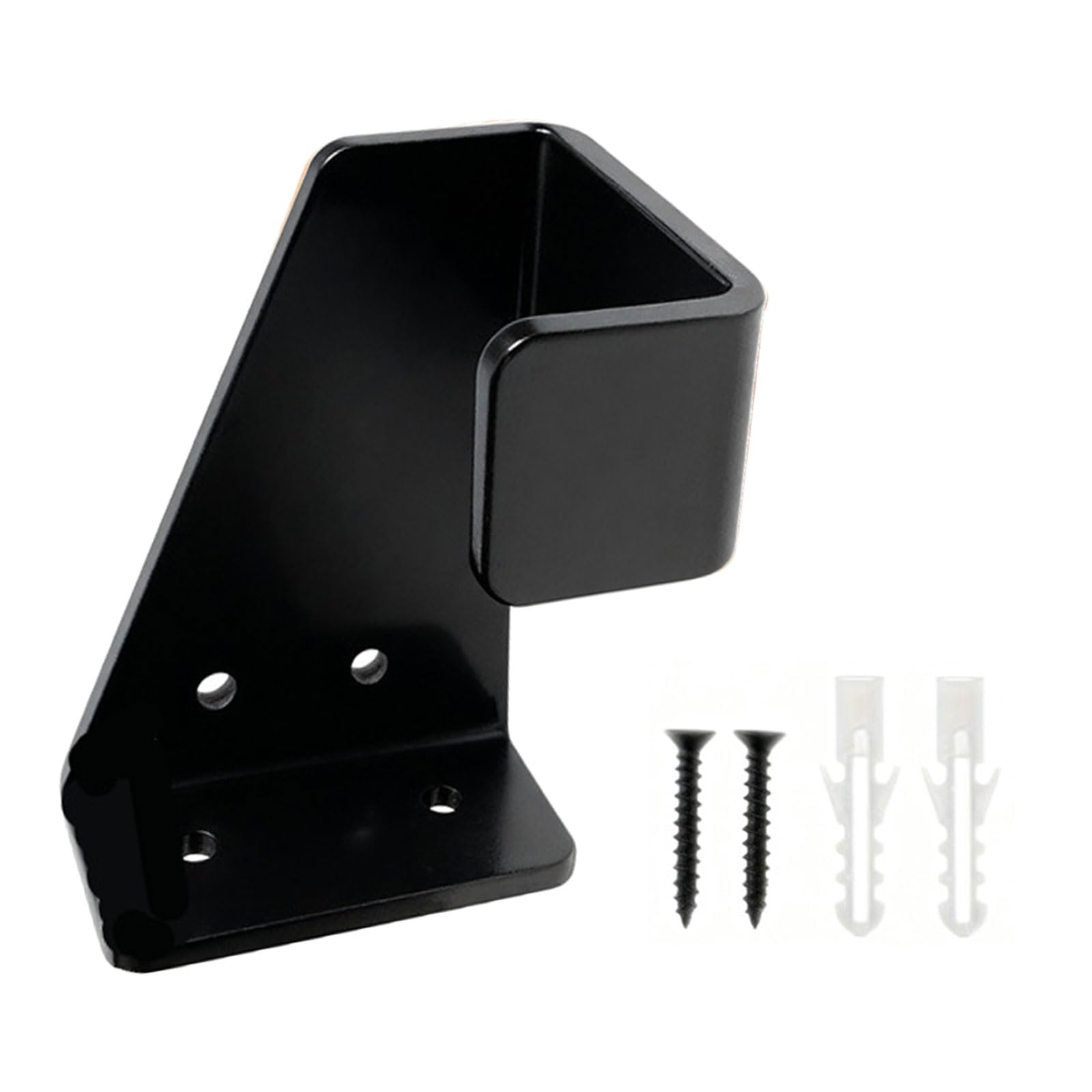 Fromceo Black Duty Wall Mounted Chainsaw Hanger Feature Sturdy Iron Construction For Secure Tool Storage In Workshops And Garages Iron Rack