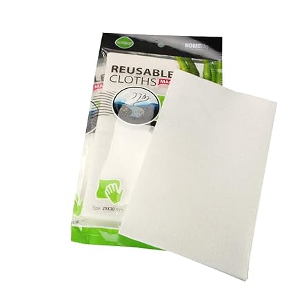 goodshape Bamboo Reusable Kitchen Cleaner Cloth Wipes Highly Absorbent, Washable, Breathable and Durable Magic Kitchen Towel for Kitchen, Bathroom Windows, dusting etc. (Pack of 3)