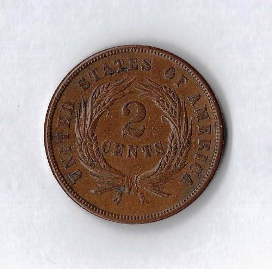 Amazon.com: 1864-1868 Two Cent Piece G/VG : James B
