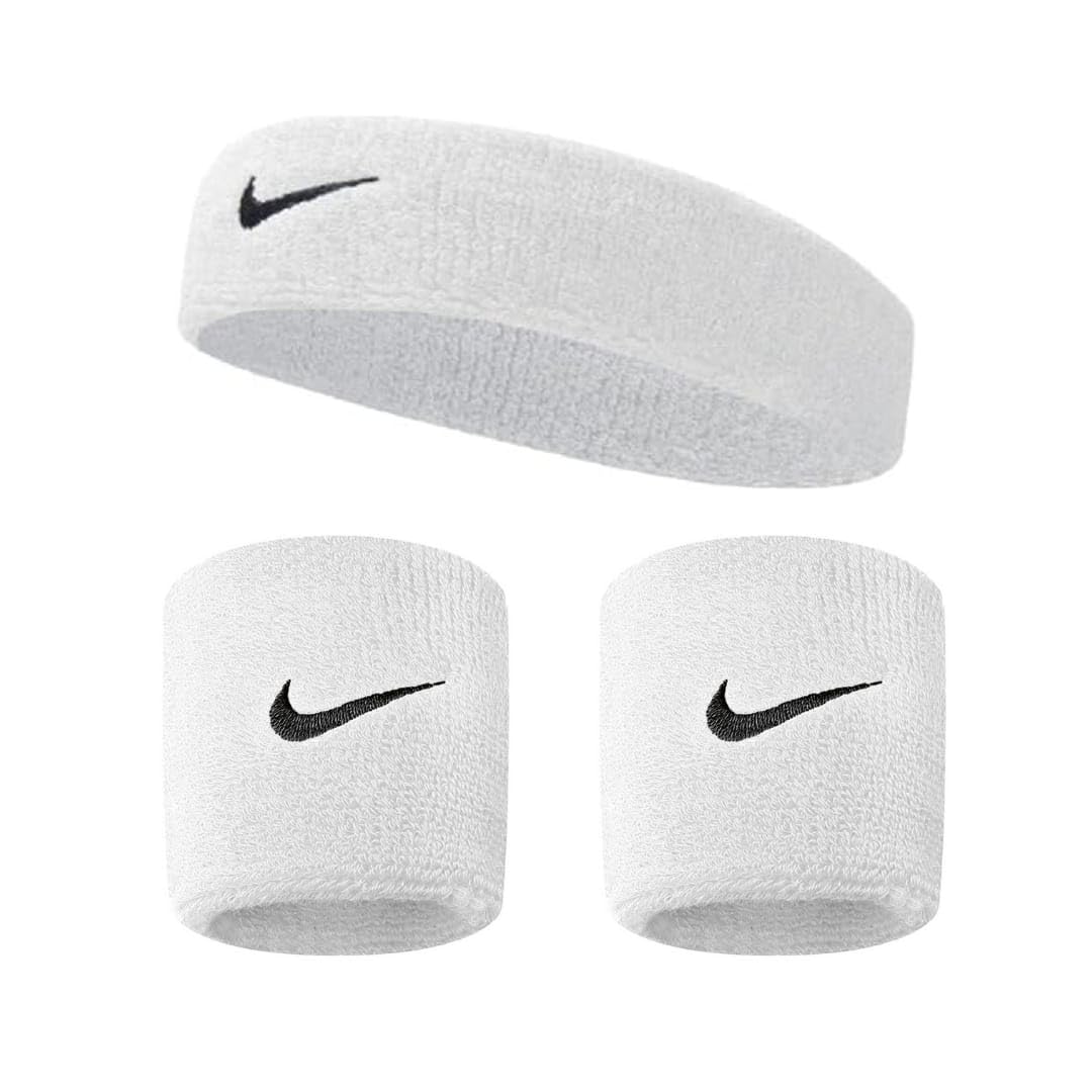 V N Traders Moisture Wicking and Non-Slip Exercise Workout Cotton Headband and Wrist Band for Men and Women (White, 1 Pair) (B0CSWW49S8) Amazon Price History, Amazon Price Tracker