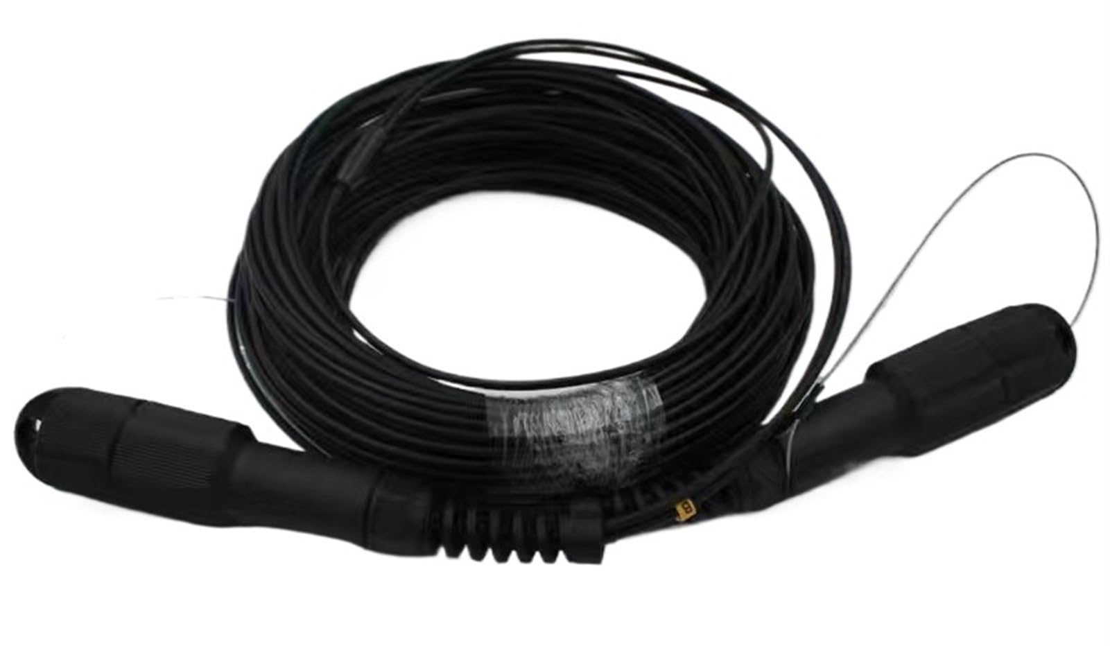 Cavalier blindé OM3 2C TPU LC à FC SC St multimode 2 noyaux 3mm Extension Cordon de raccordement Fibre Optique extérieur(150m OM3 St-St)
