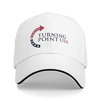Turning Point USA Tpusa Hat Mesh Baseball Cap for Men Women White