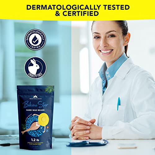 Tress Wellness Bikini Star 1.2lb Hard wax beads with Pre & After spray - For sensitive skin - Up to 50 waxes - Image 5