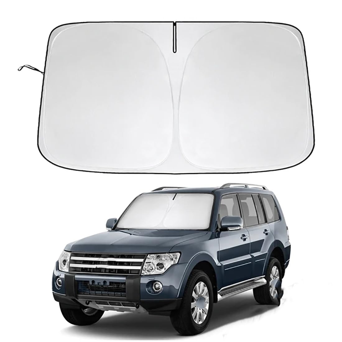 Pare-soleil pare-brise Mitsubishi Pajero isolant pliable contre chaleur UV