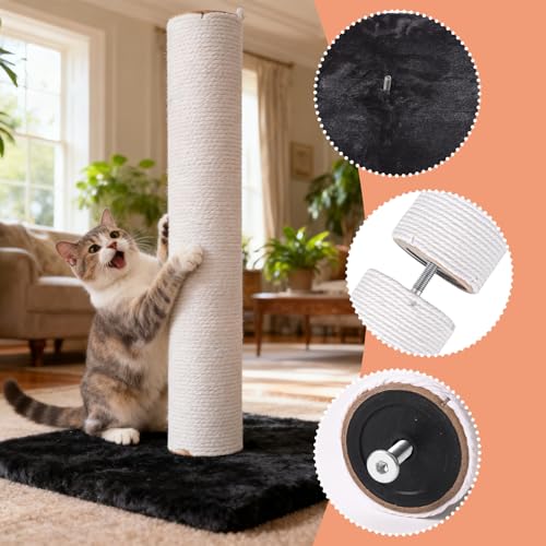 Set de tornillos de repuesto para poste rascador de gato miniatura 6