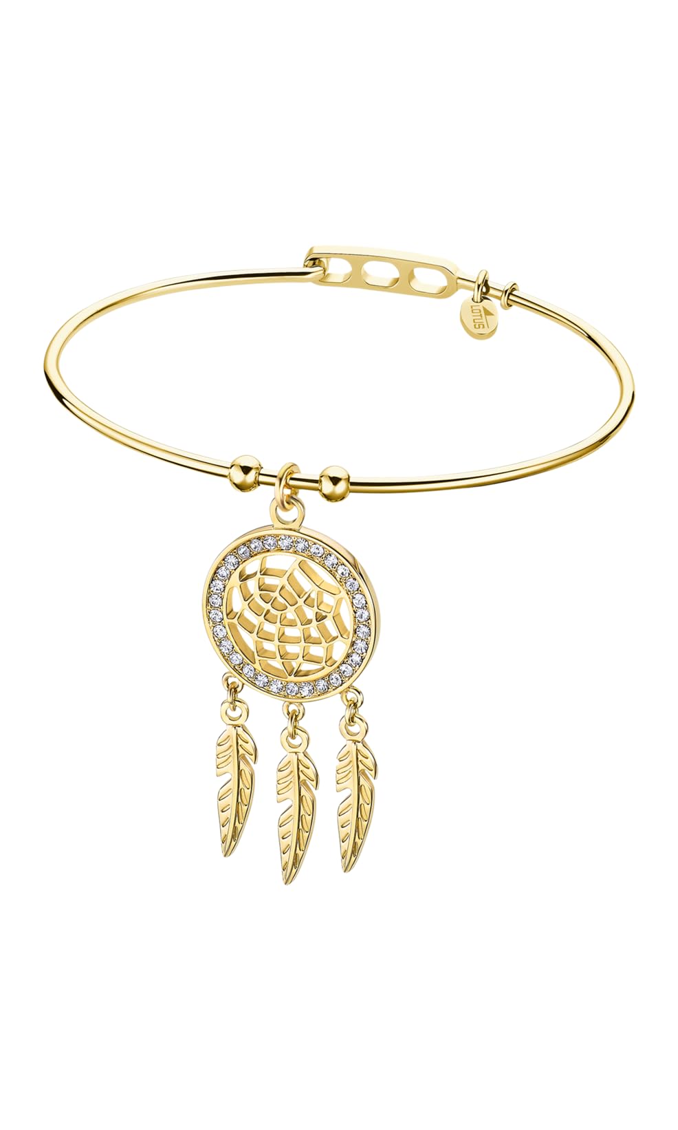 LOTUS STYLE Pulsera Acero Inoxidable Mujer LS2185-2/5 Atrapasueños - Sofisticado Brazalete con Acabado Refinado - Special Prices - Pulsera Dorada 6,1 cm - Regalo Cumpleaños y Ocasión Especial