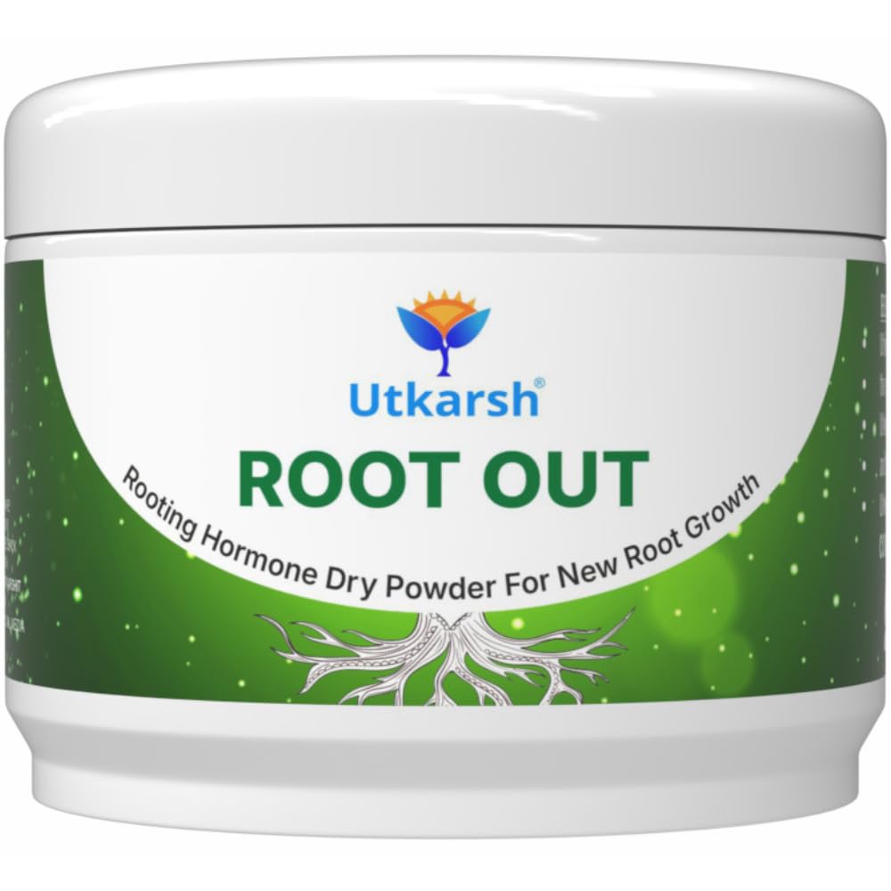 Utkarsh Root Out - Rooting Hormone Powder - 100 Gm | Enhances Root Formation of Plant Cuttings | Fast Root Growth Booster | Rooting Powder for Propagation, Grafting, Cloning & Transplant Success-image-22