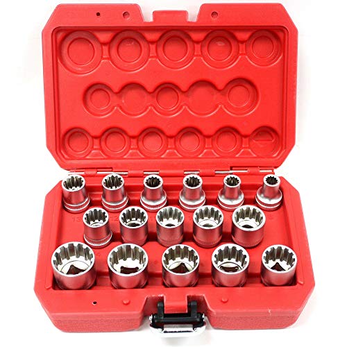 Juego de dados redondos 1/2" Dr 16 piezas Jikkolumlukka miniatura 3