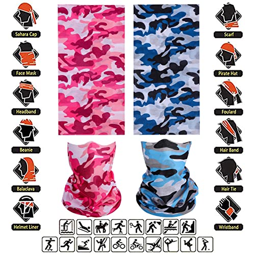 Image of Neck Gaiter Masks Tube Scarf,Seamless Bandanas Buffs Gators,Ourdoor Face Mask Face Covering Multi Headwear