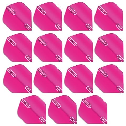 RED DRAGON Hardcore XT Fluoro Pink Dart Flights Cover