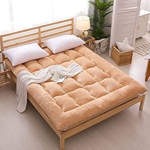 YUBAOLI Tragbare Samt Futonmatratze 100x200cm