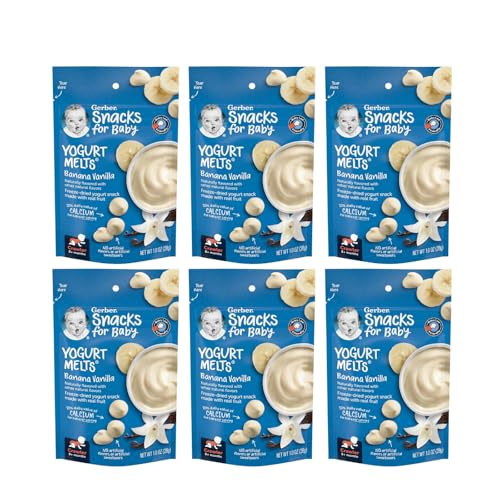 Gerber Yogurt Melts Banana Vanilla (1 Ounce (Pack of 6))