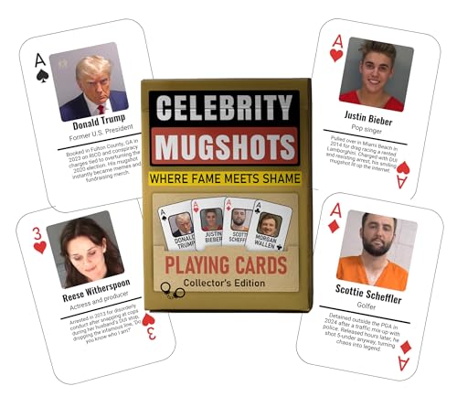 Celebrity Mugshots Playing Cards Deck