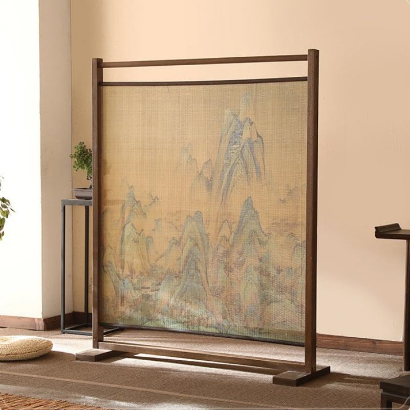 Amazon｜HERUNKUWA 間仕切り パーテーション 一連衝立 両面屏風