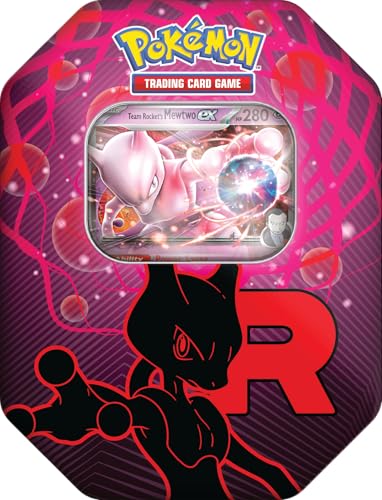 Pokemon Trading Card Game - Destined Rivals Team Rocket Tin - Mewtwo ex