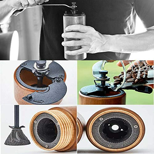 grinder wooden akirakoki manual coffee bean grinder review