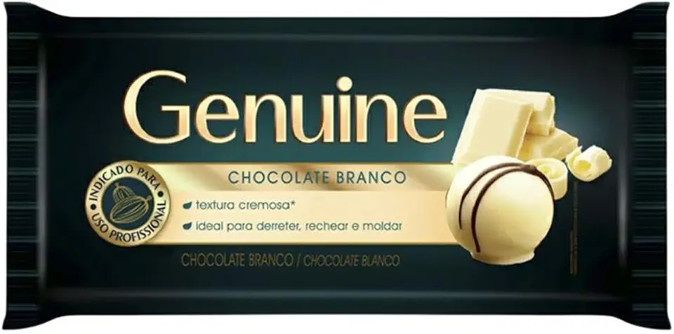 Chocolate Genuine Branco barra 1kg
