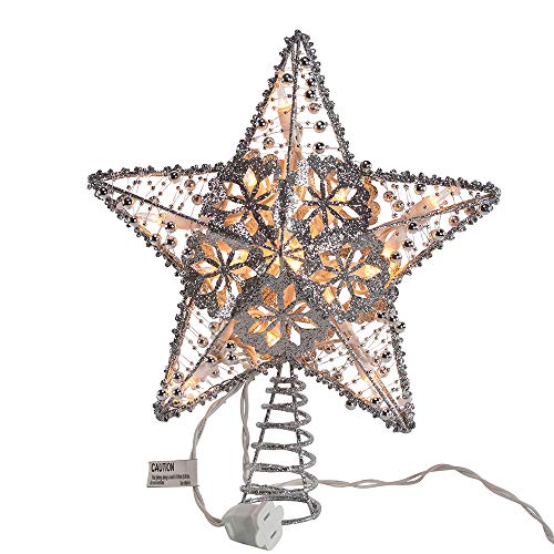 Kurt S. Adler Ul0913S Lighted Treetopper, Silver #TOP4