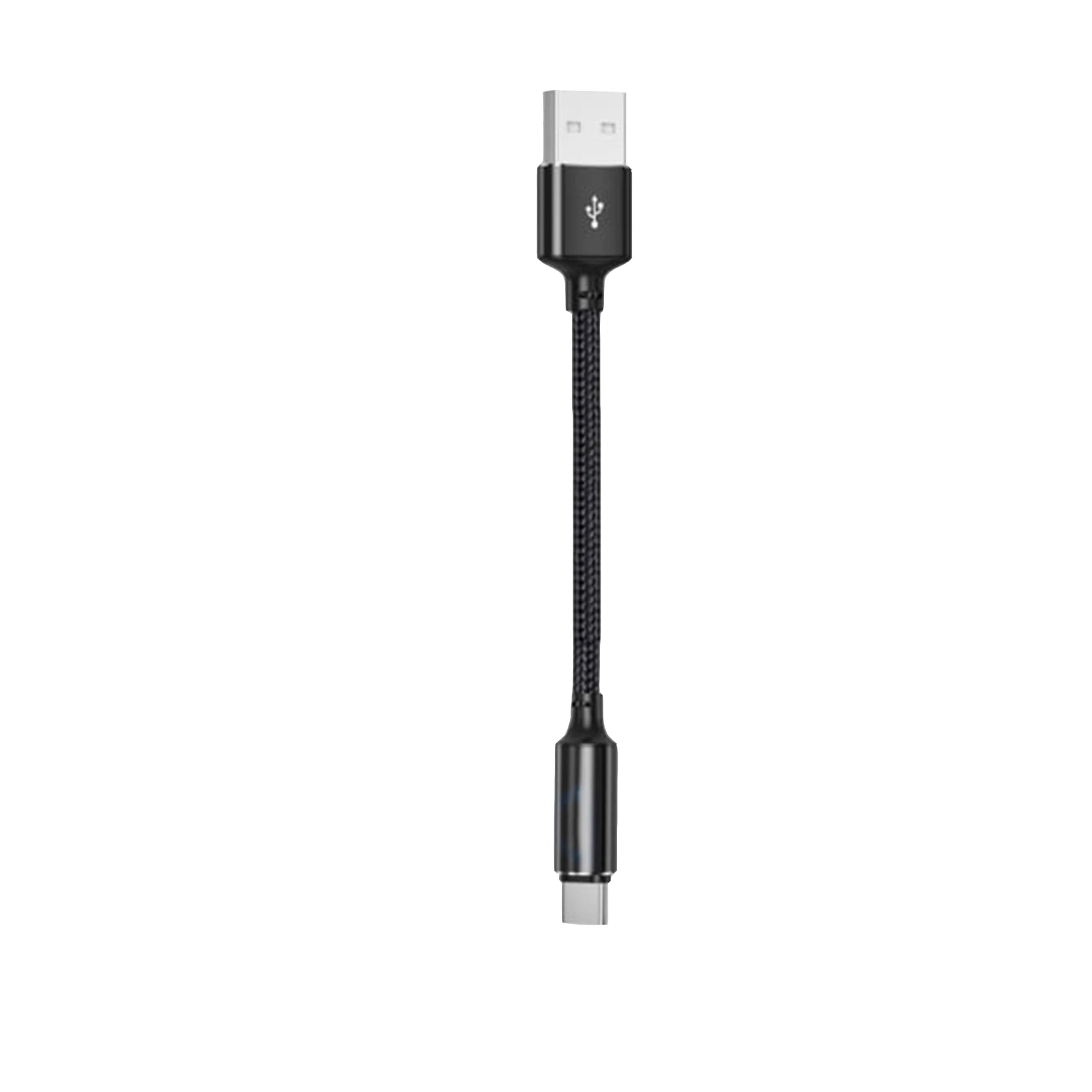 Heromask Kable Gnomo: Krótki kabel USB C - wydajny, nieplączący się i idealny do podróży | Szybkie ładowanie Kabel USB do USB C Krótki do bezproblemowej organizacji | Kabel do ładowania typu C