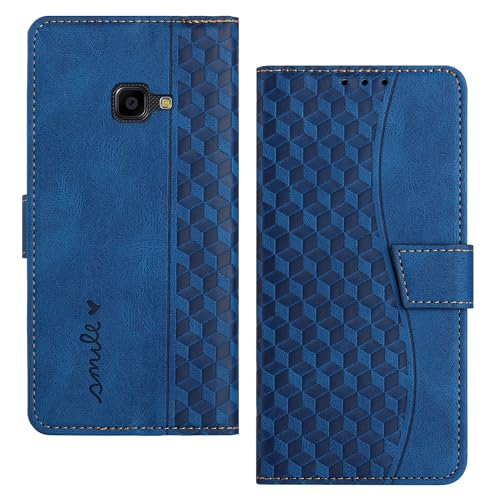Radoo Funda Samsung Galaxy Xcover 4/4S, Funda Tapa Libro Móvil Carcasa PU Cuero para Samsung Galaxy Xcover 4/4S, Tipo Libro Flip Wallet Case (Azul)