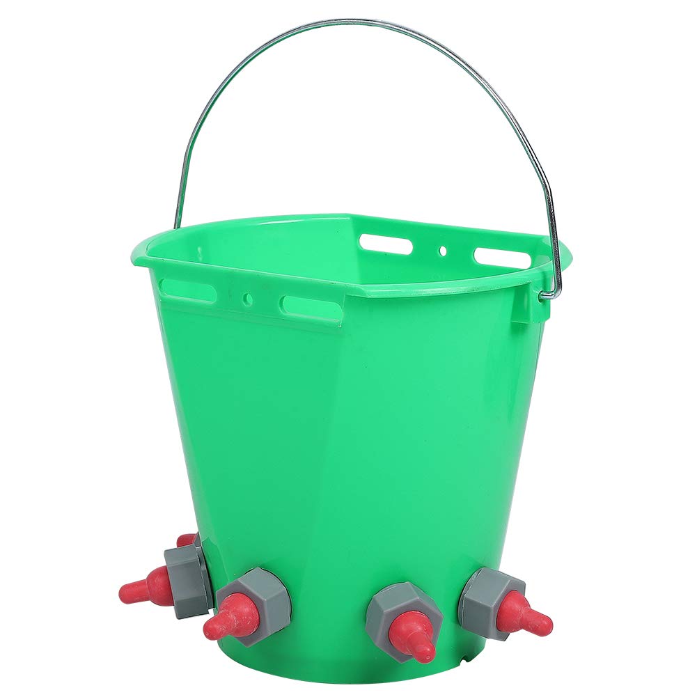 HL MP69 Plastikowe smoczki 8L Wiadro na mleko jagnięce o dużej pojemności dla bydła Owce Zwierzęta gospodarskie Typ montażu Konstrukcja smoczka Solidny Trwały Długa żywotność (Model z pięcioma ustami)