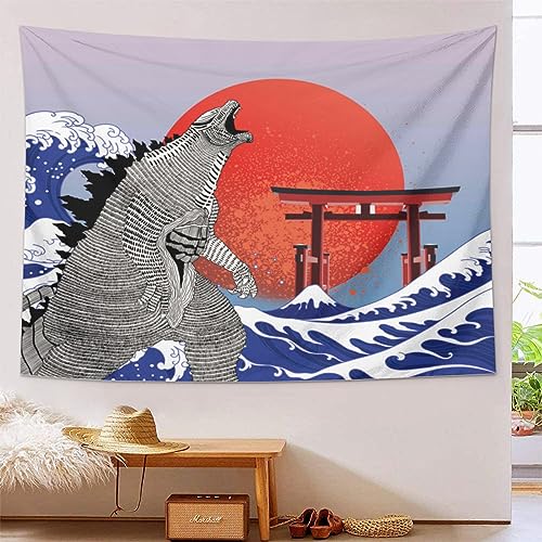 Megumoon Japanese Giant Wave Tapestry Wall Hanging thumb #4