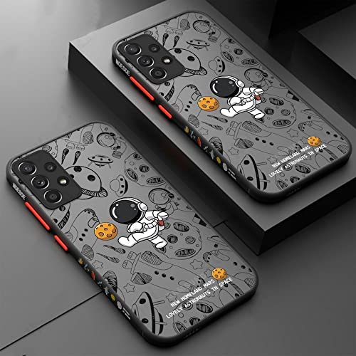 Coque Samsung S23 anti-rayures couverture acrylique astronaute résolvant les chocs du quotidien