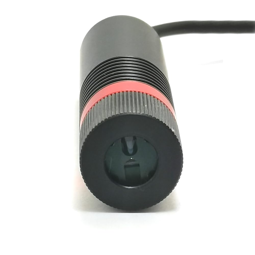 Módulo láser rojo cruzado clase II de 660 nm 5 V, 20 x 80 mm, localizador de madera para marcado láser