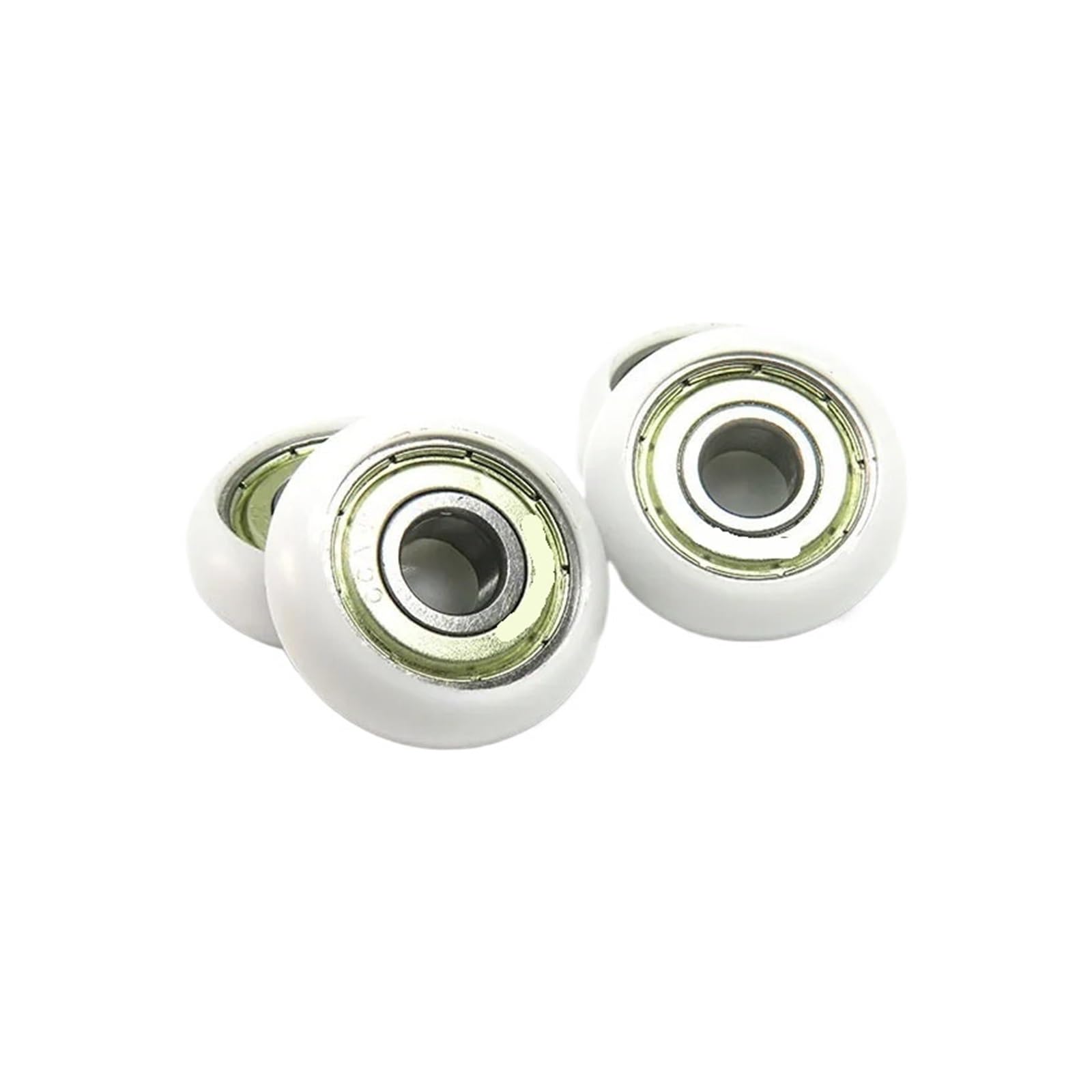 NOBIRTBSA 4 Pieces 8x28x10 POM Coated Roller BSR60828-10 28mm Diameter 8mm Shaft POM Wheel 8 * 28 * 10 Rowing Machine seat Pulley