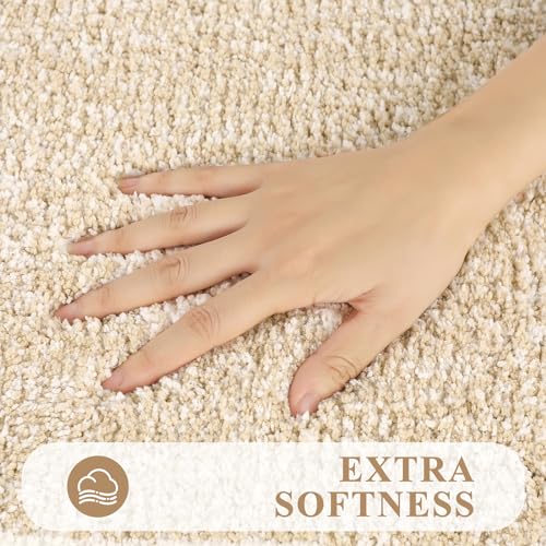 Pauwer Bathroom Rugs Sets 2 Piece, Non Slip Bath Mats for Bathroom, Absorbent Bath Rugs Floor Mat, Machine Washable Shower Rugs for Bath Floor, Tub and Shower