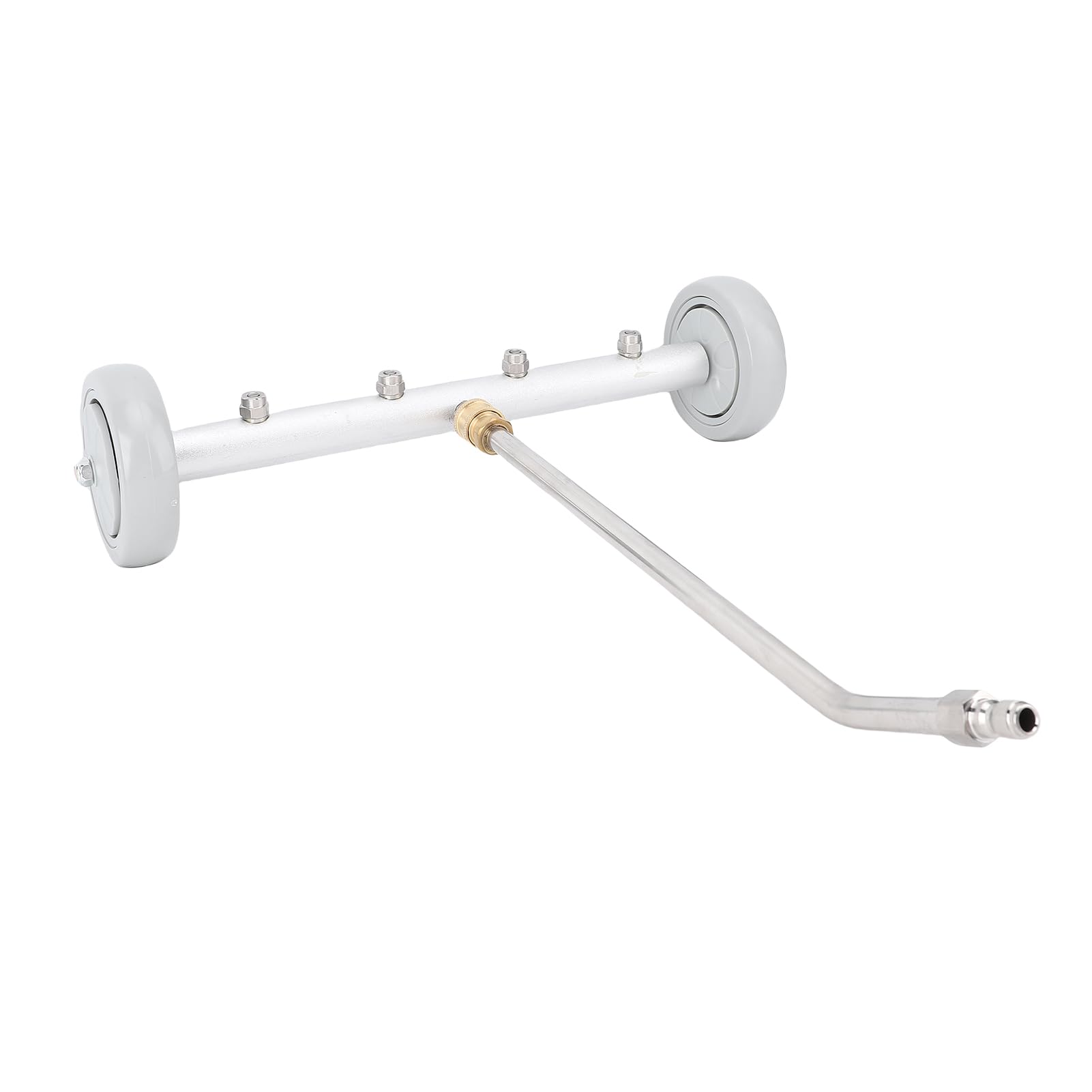 Bewinner Limpiador de Chasis Lavadora a Presión 4000 PSI Kit de Pulverización Debajo del Automóvil con Varilla de Extensión 16.1 Pulgadas, 2.5 GPM, 4 Boquillas, 2 Ruedas, para Automóvil Camión SUV