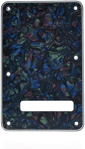 Miniatura 7 de kaish oscuro Tortuga ST Strat guitarra trémolo trem Primavera Cubierta Placa encaja Fender