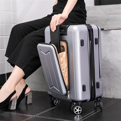 Travel Suitcase Luggage Suitcase Piece Set Carry On ABS+PC Spinner Trolley With Pocket Compartmnet Carry-on Luggage (Color : C, Size : 24")2