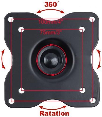 Miniatura 2 de VideoSecu Soporte de pared giratorio para TV con inclinación para Dell 19" 20" 22" 23" 24" 27" 28" 29" 30" 32" UP2716D U2717DA P2715Q S2716DG S2817Q