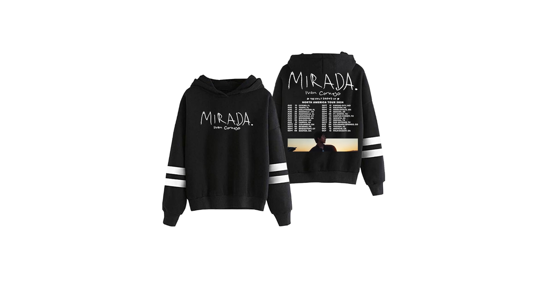 DIULEILAOMOU Ivan Cornejo Mirada Tour Hoodie Pocketless