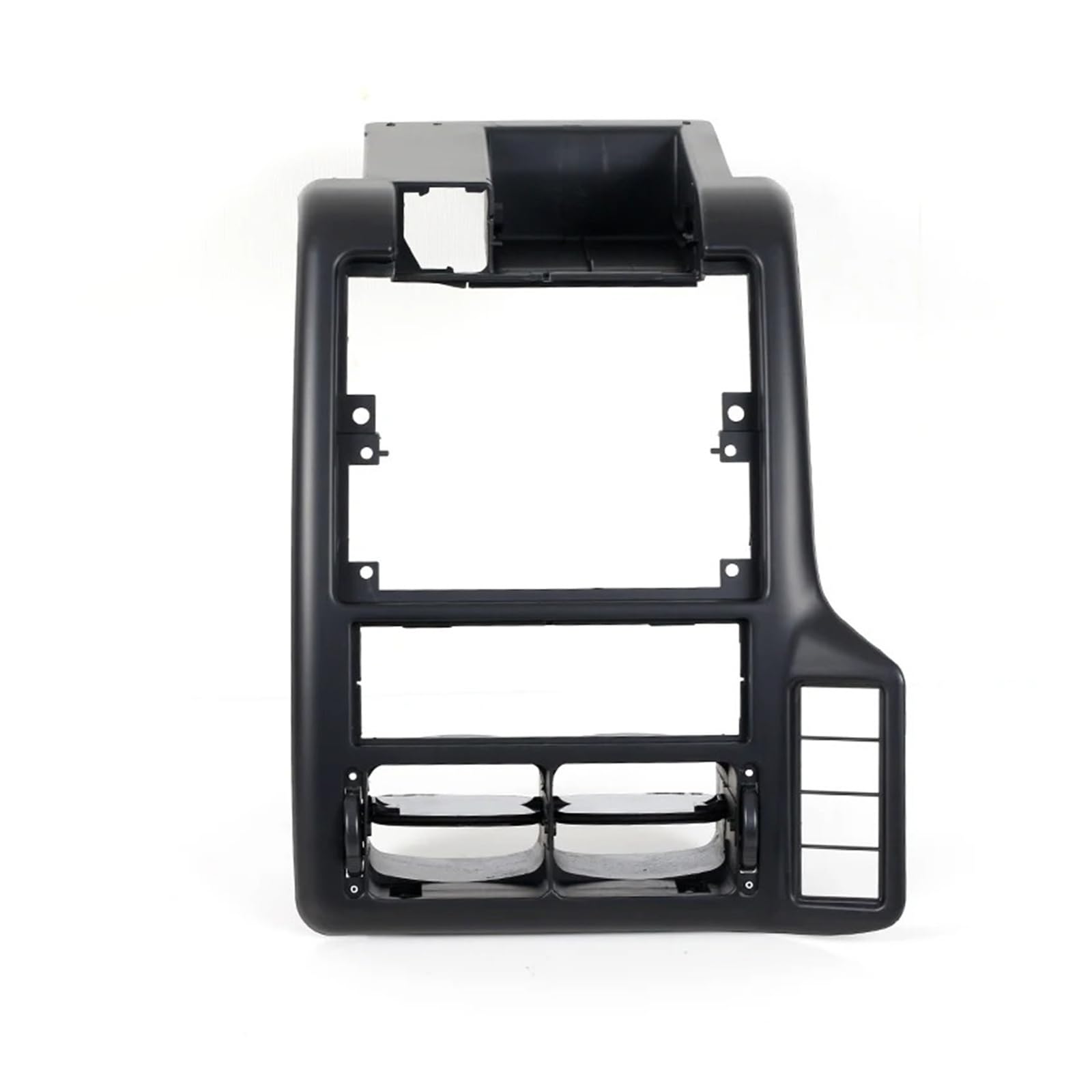 Mascherina Autoradio Cornice Stereo 6N1858069A 6N1858071A per VW per Polo 6N per Seat per Caddy 98-20 per 9 95-99 Auto Center Console Air Vent Griglia Fibra Carbonio