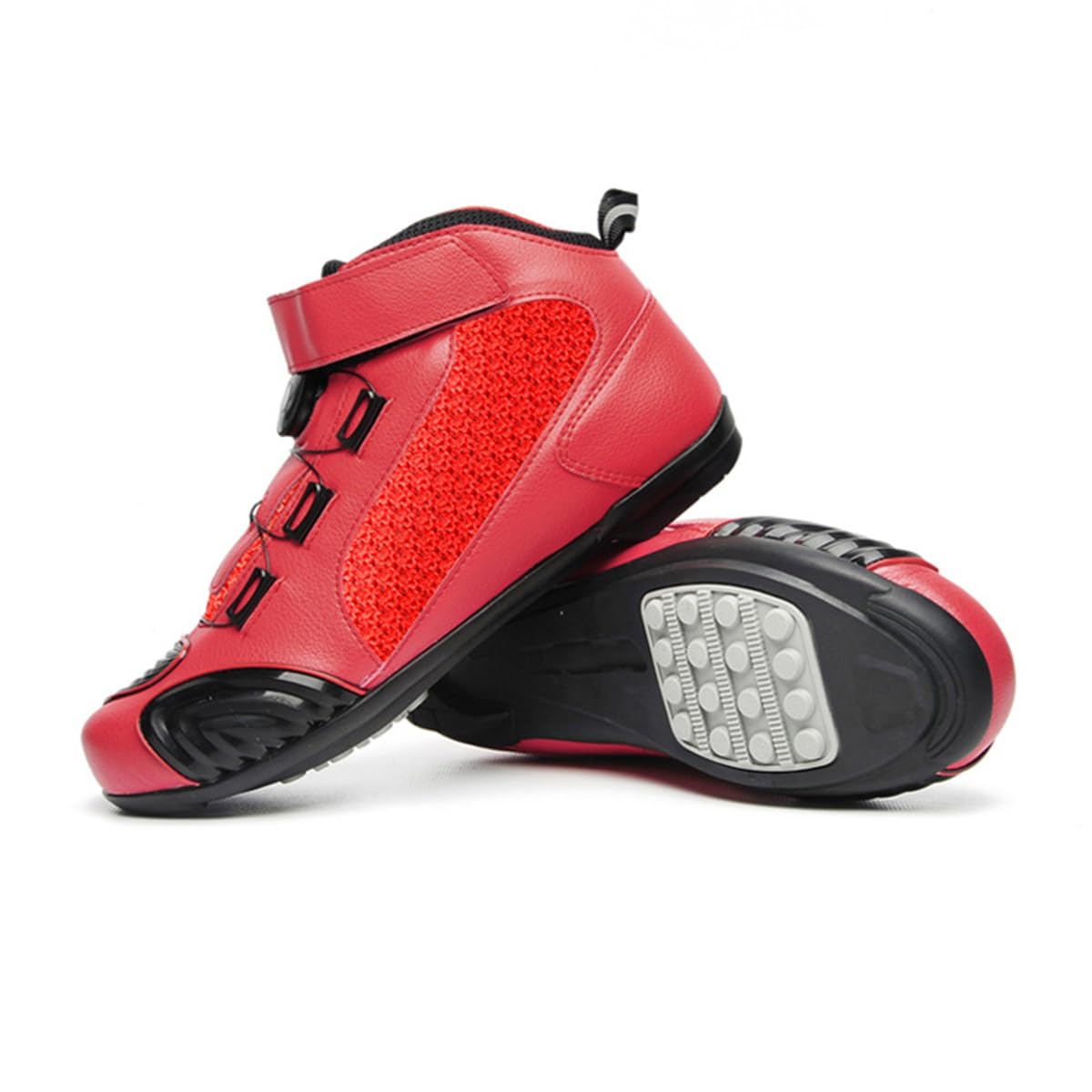 Stivali da Moto Impermeabili in Pelle per Uomo e Donna, Scarpe da Touring motociclistico per Motociclisti