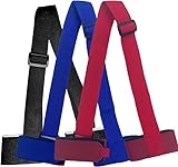JosuE Sangles de Ski Sangles de Ski Sangle Porte-Ski Accessoires de traîneau Bandoulière de Snowboard réglable (Color : 3pcs-a)